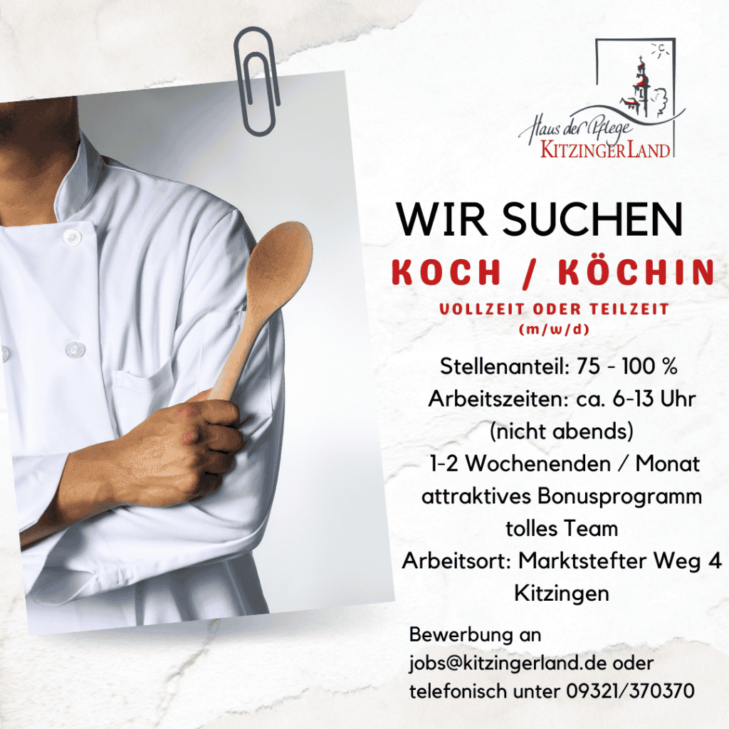 Anzeige Koch / Köchin (m/w/d) gesucht